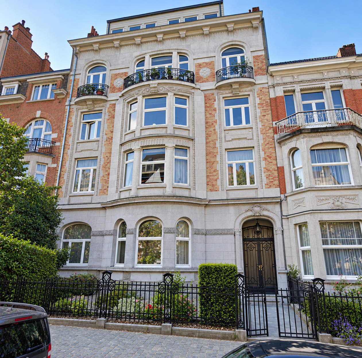 Façade du Cabinet Médical DEMOLDER, avenue Eugène Demolder à Schaerbeek
