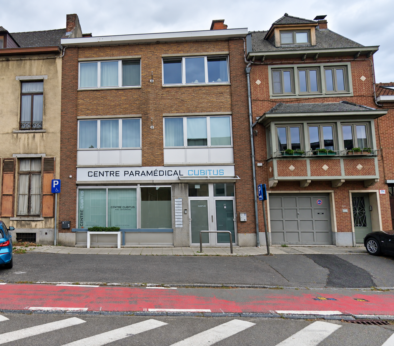 Façade du Centre Cubitus, place Albert 1er à Limal